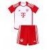 Bayern Munich Dayot Upamecano #2 Hjemmedraktsett Barn 2023-24 Korte ermer (+ Korte bukser)