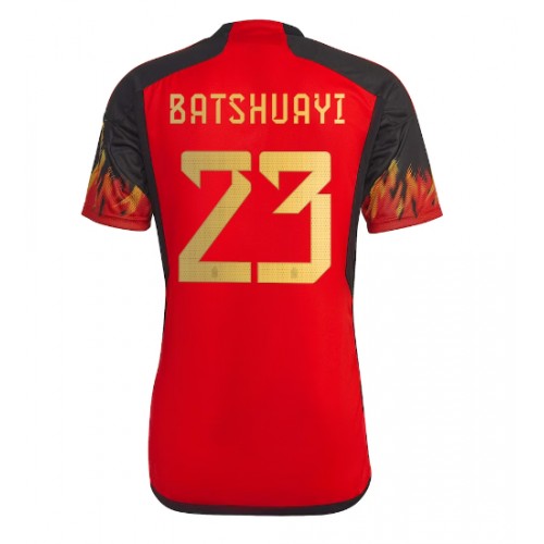 Belgia Michy Batshuayi #23 Hjemmedrakt VM 2022 Korte ermer
