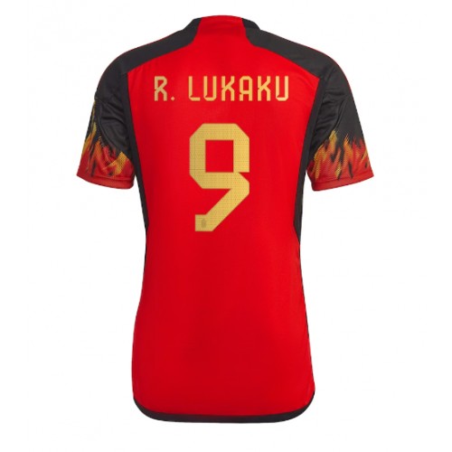 Belgia Romelu Lukaku #9 Hjemmedrakt VM 2022 Korte ermer