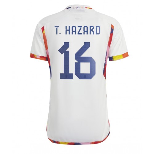 Belgia Thorgan Hazard #16 Bortedrakt VM 2022 Korte ermer