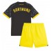 Borussia Dortmund Bortedraktsett Barn 2023-24 Korte ermer (+ Korte bukser)