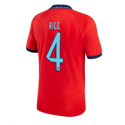 England Declan Rice #4 Bortedrakt VM 2022 Korte ermer