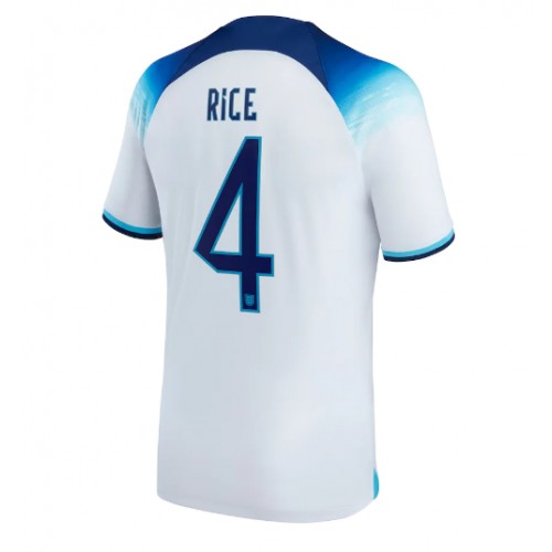 England Declan Rice #4 Hjemmedrakt VM 2022 Korte ermer