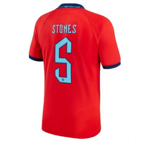 England John Stones #5 Bortedrakt VM 2022 Korte ermer