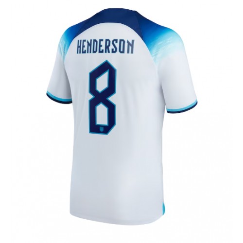 England Jordan Henderson #8 Hjemmedrakt VM 2022 Korte ermer