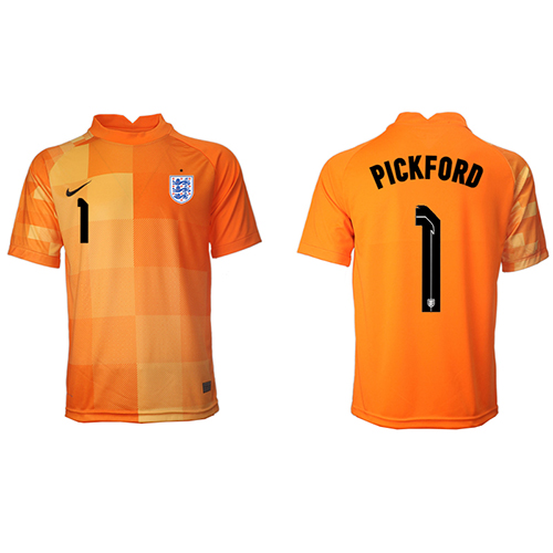 England Jordan Pickford #1 Keeper Bortedrakt VM 2022 Korte ermer