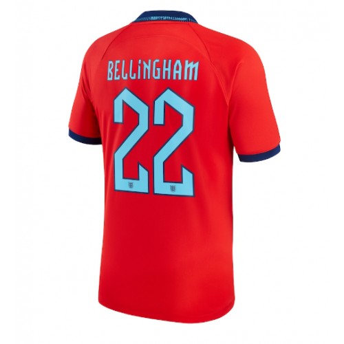 England Jude Bellingham #22 Bortedrakt VM 2022 Korte ermer