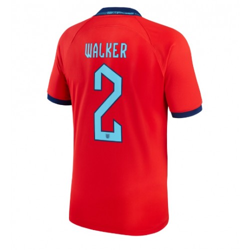England Kyle Walker #2 Bortedrakt VM 2022 Korte ermer