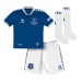 Everton Ashley Young #18 Hjemmedraktsett Barn 2023-24 Korte ermer (+ Korte bukser)