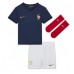 Frankrike Adrien Rabiot #14 Hjemmedraktsett Barn VM 2022 Korte ermer (+ Korte bukser)