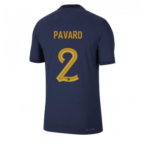 Frankrike Benjamin Pavard #2 Hjemmedrakt VM 2022 Korte ermer