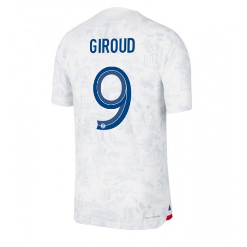 Frankrike Olivier Giroud #9 Bortedrakt VM 2022 Korte ermer