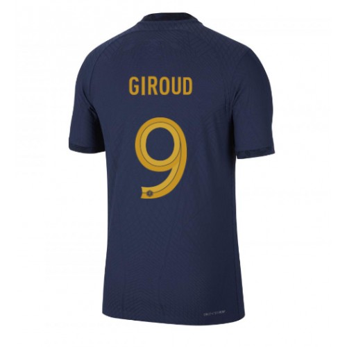 Frankrike Olivier Giroud #9 Hjemmedrakt VM 2022 Korte ermer