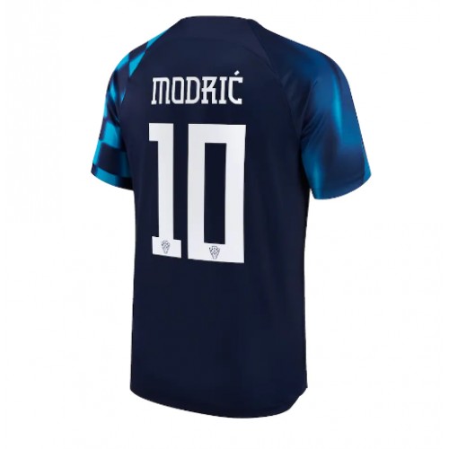 Kroatia Luka Modric #10 Bortedrakt VM 2022 Korte ermer