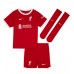 Liverpool Mohamed Salah #11 Hjemmedraktsett Barn 2023-24 Korte ermer (+ Korte bukser)