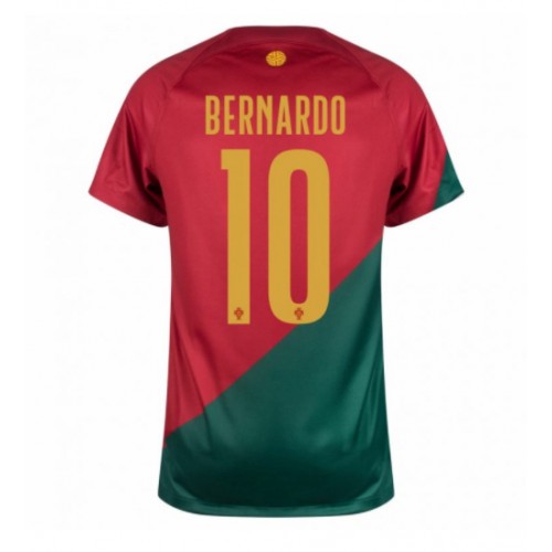 Portugal Bernardo Silva #10 Hjemmedrakt VM 2022 Korte ermer