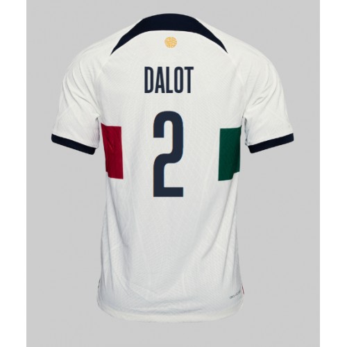 Portugal Diogo Dalot #2 Bortedrakt VM 2022 Korte ermer