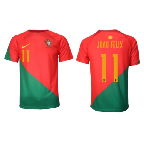 Portugal Joao Felix #11 Hjemmedrakt VM 2022 Korte ermer