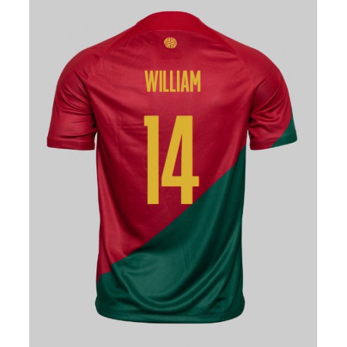 Portugal William Carvalho #14 Hjemmedrakt VM 2022 Korte ermer