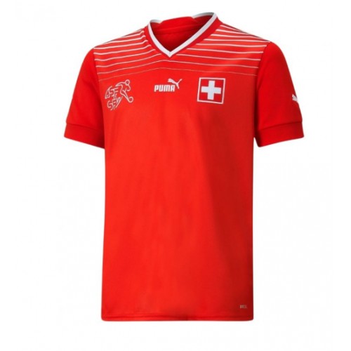 Sveits Haris Seferovic #9 Hjemmedrakt VM 2022 Korte ermer