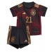Tyskland Ilkay Gundogan #21 Bortedraktsett Barn VM 2022 Korte ermer (+ Korte bukser)