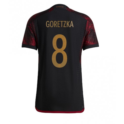 Tyskland Leon Goretzka #8 Bortedrakt VM 2022 Korte ermer