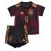 Tyskland Leon Goretzka #8 Bortedraktsett Barn VM 2022 Korte ermer (+ Korte bukser)