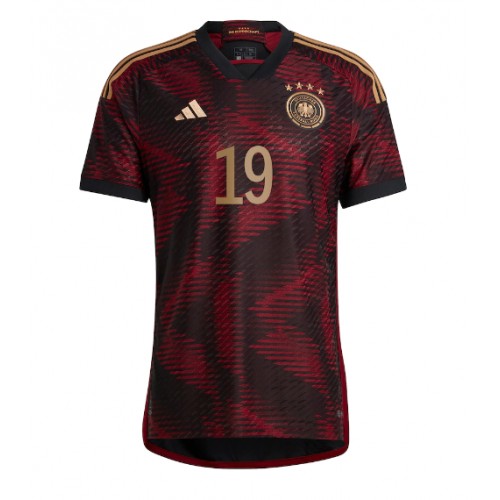 Tyskland Leroy Sane #19 Bortedrakt VM 2022 Korte ermer