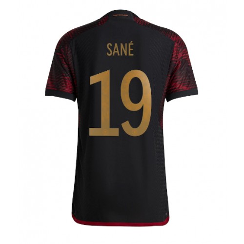 Tyskland Leroy Sane #19 Bortedrakt VM 2022 Korte ermer
