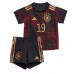 Tyskland Leroy Sane #19 Bortedraktsett Barn VM 2022 Korte ermer (+ Korte bukser)