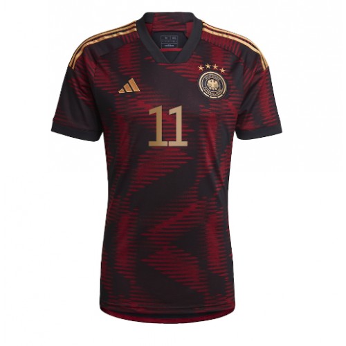 Tyskland Mario Gotze #11 Bortedrakt VM 2022 Korte ermer