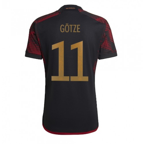 Tyskland Mario Gotze #11 Bortedrakt VM 2022 Korte ermer