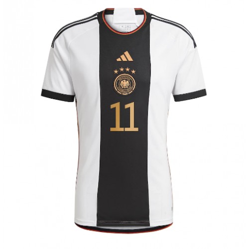 Tyskland Mario Gotze #11 Hjemmedrakt VM 2022 Korte ermer