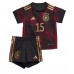 Tyskland Niklas Sule #15 Bortedraktsett Barn VM 2022 Korte ermer (+ Korte bukser)
