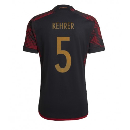 Tyskland Thilo Kehrer #5 Bortedrakt VM 2022 Korte ermer