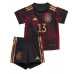Tyskland Thomas Muller #13 Bortedraktsett Barn VM 2022 Korte ermer (+ Korte bukser)