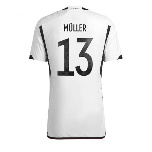 Tyskland Thomas Muller #13 Hjemmedrakt VM 2022 Korte ermer