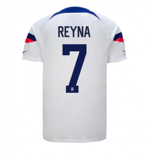 forente stater Giovanni Reyna #7 Hjemmedrakt VM 2022 Korte ermer